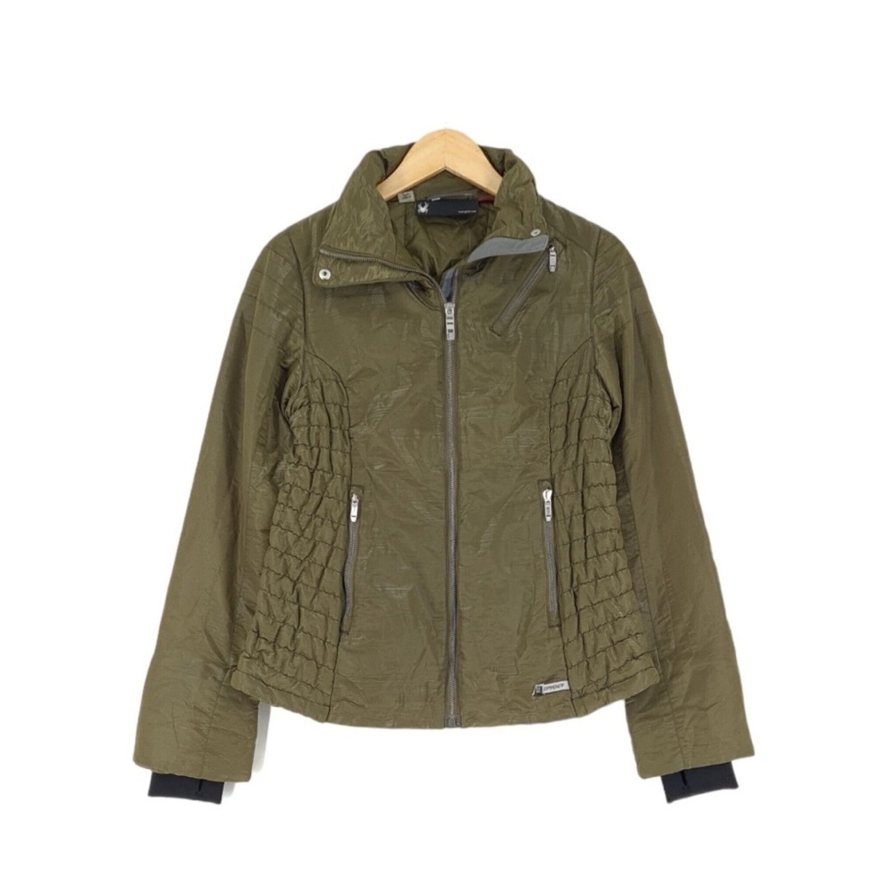 Spyder Women Jacket Primaloft Down Puffer Ski Coat in Green Women’s Size XS